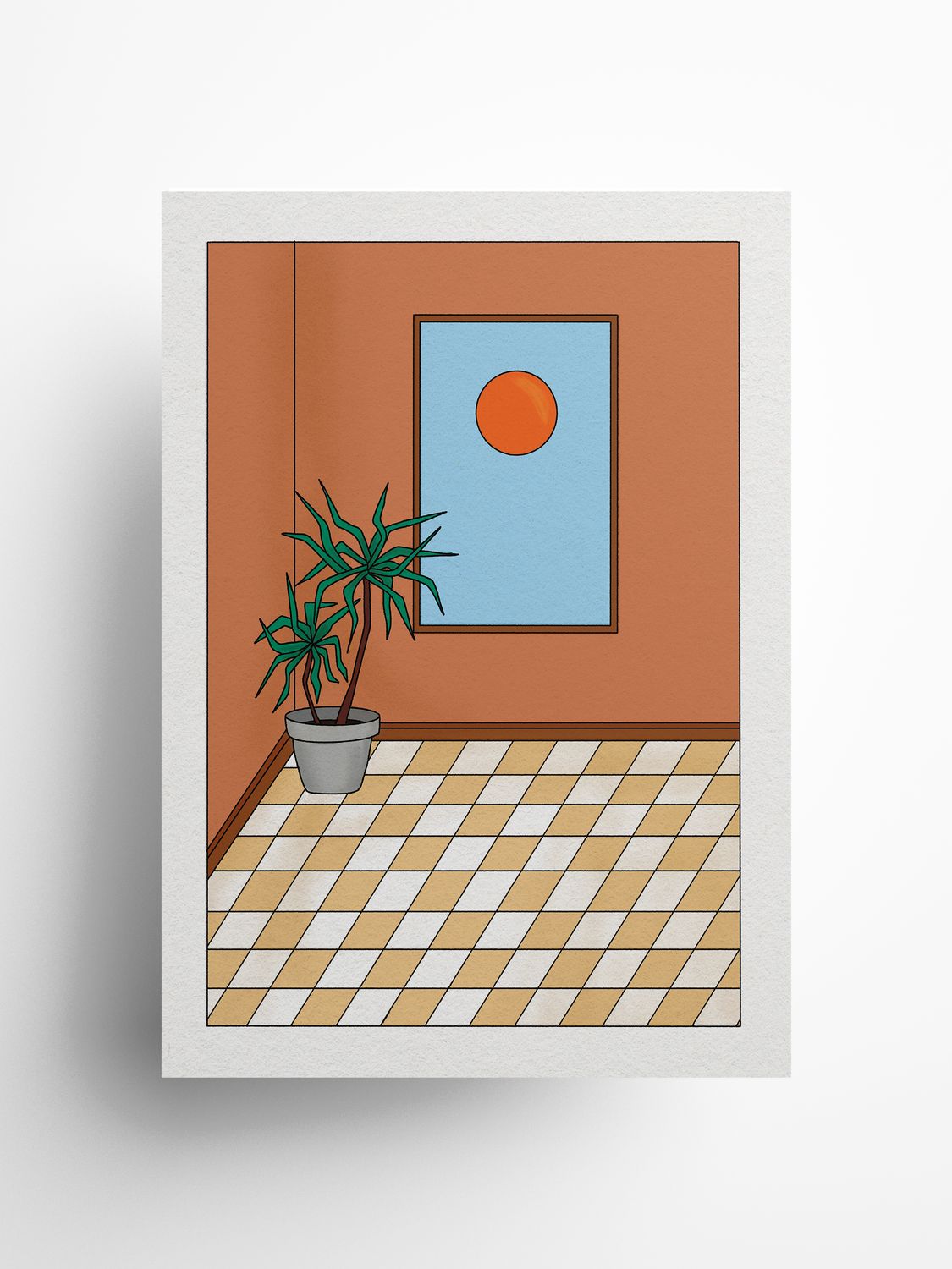 Blue skies and sunny days (A3)