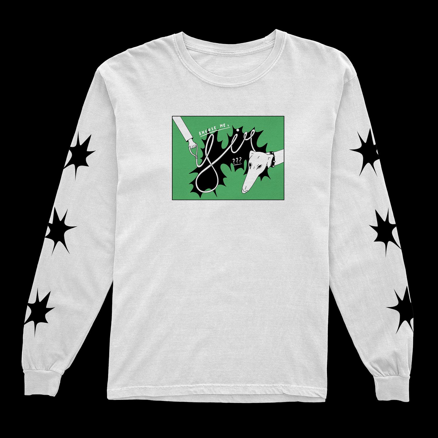 Longsleeve &#39;Excuse me sir&#39;
