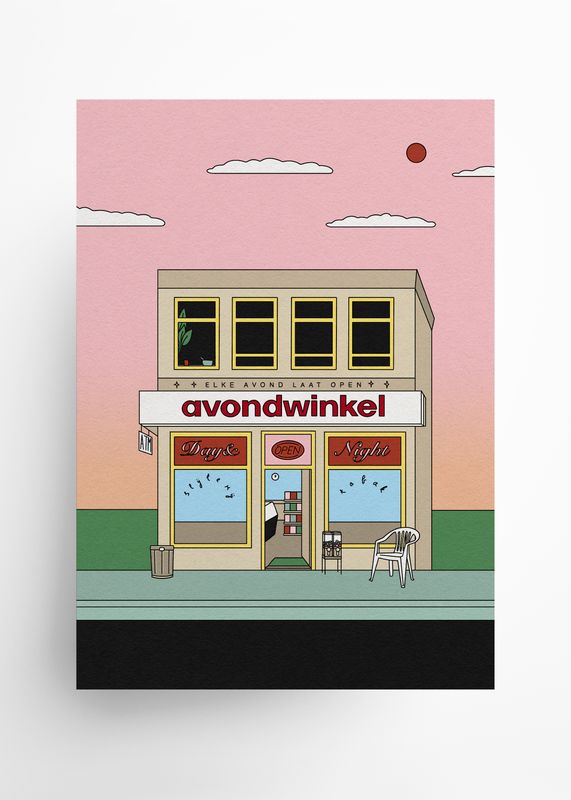 Avondwinkel (A3/50x70)