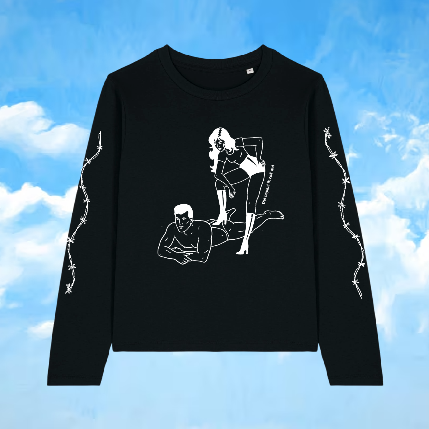 Longsleeve 'Dat bepaal ik zelf wel' — image 1 of 4, by Juul Lit