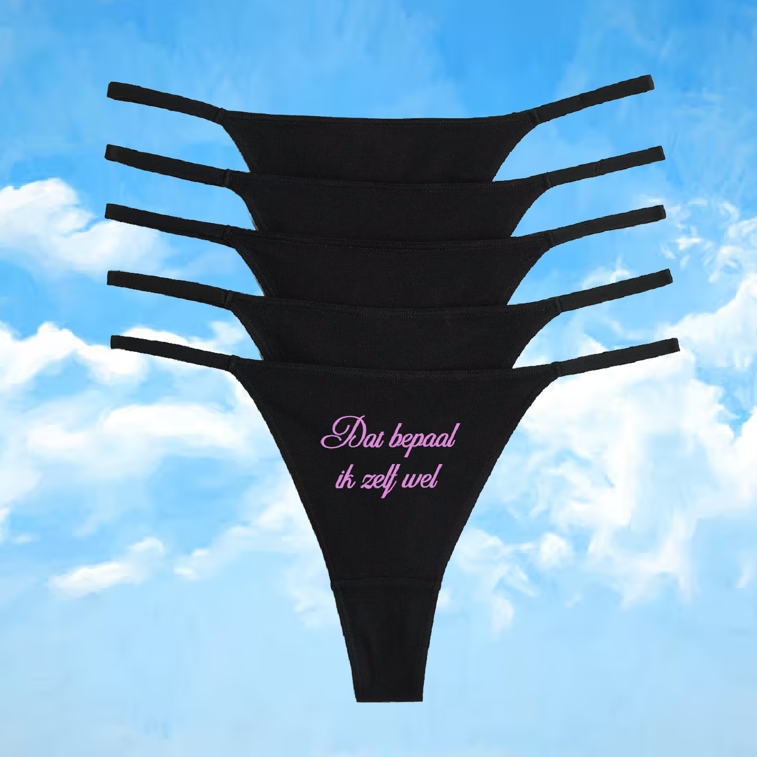 Thong 'Dat bepaal ik zelf wel' — image 1 of 7, by Juul Lit