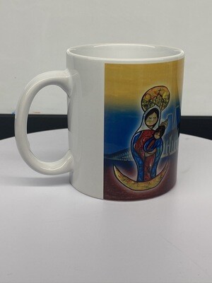 Taza Puente chinita y banderas Zulia