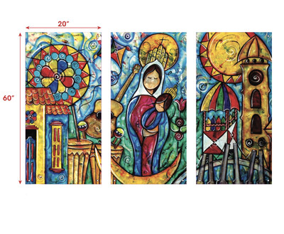 Chinita Acrilico 60&quot; x 40&quot;