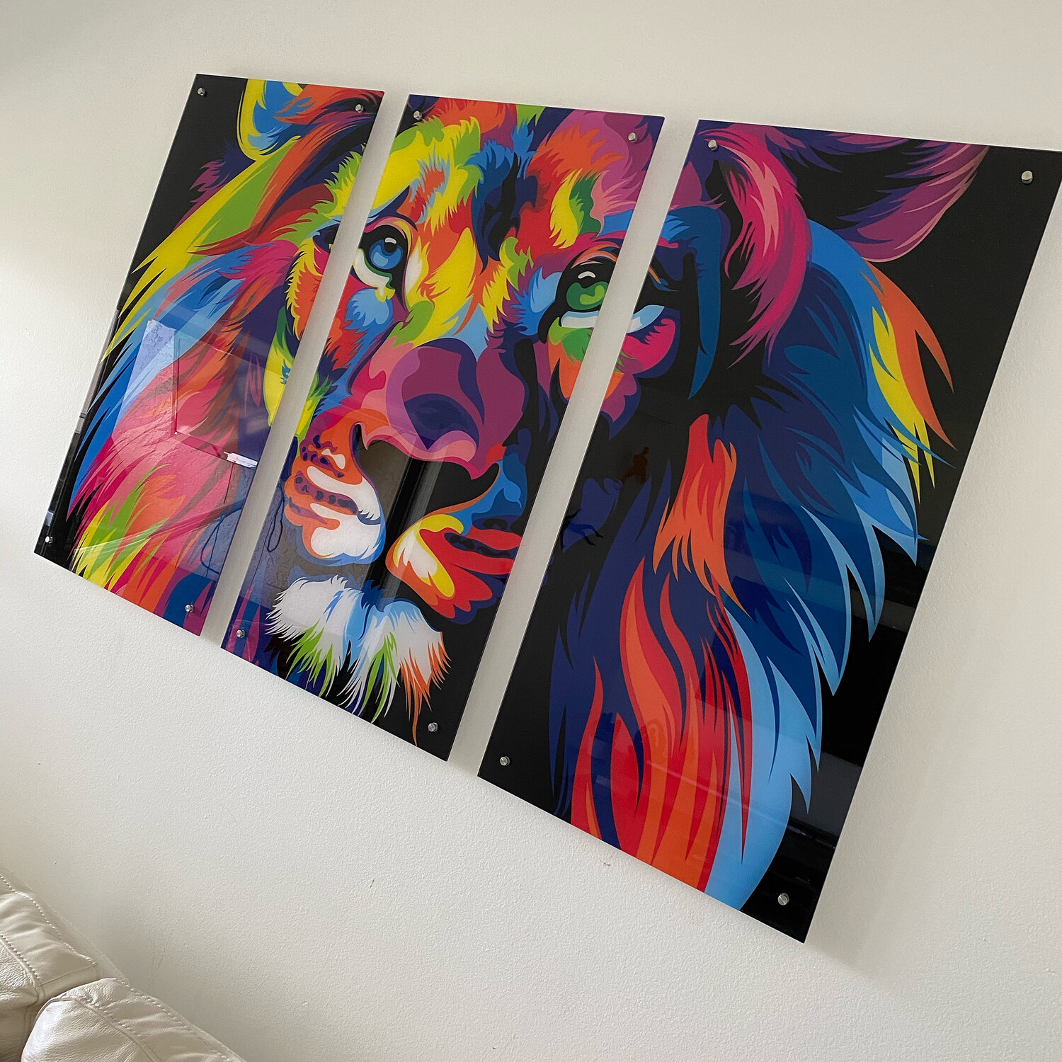 Acrilico Leon  60&quot; x 40&quot;