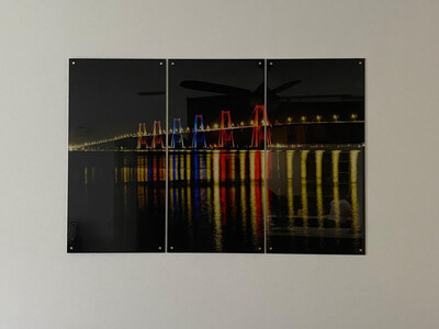 Puente Sobre el Lago Acrilico 60&quot; x 40&quot;