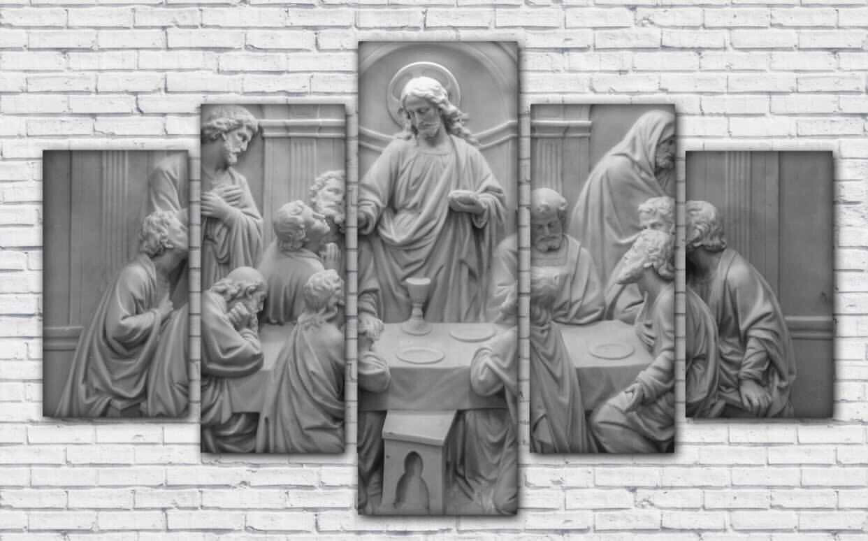 Santa Cena B&amp;w