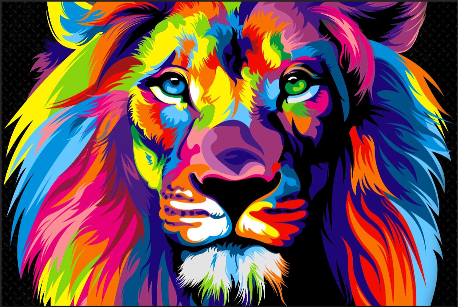 Acrilico Leon  60&quot; x 40&quot;