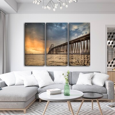 Puente sobre el Lago canvas