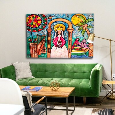 Acrilico 40”x60” Virgen coromoto