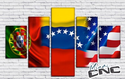Canvas Mexico Venezuela Usa