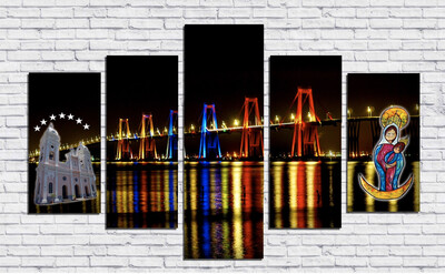 Quintico Puente Tricolor con chinita y Basilica