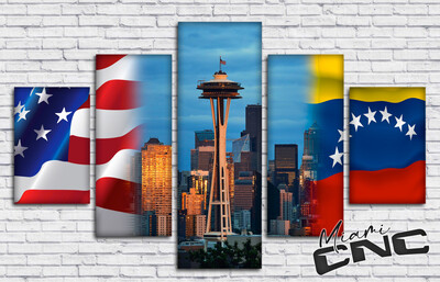 Canvas ( Space Needle) Seattle