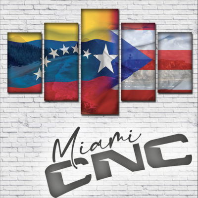 Canvas Venezuela Puerto rico con paisajes