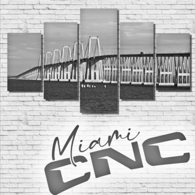 Canvas Lago Maracaibo B&amp;W