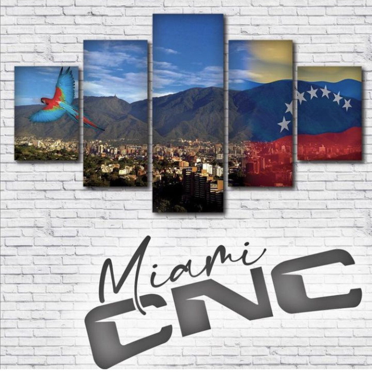 Canvas Avila con Banderas
