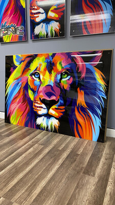 Acrilico Leon  60" x 40"