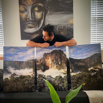 Canvas 30" x 60" Salto Angel