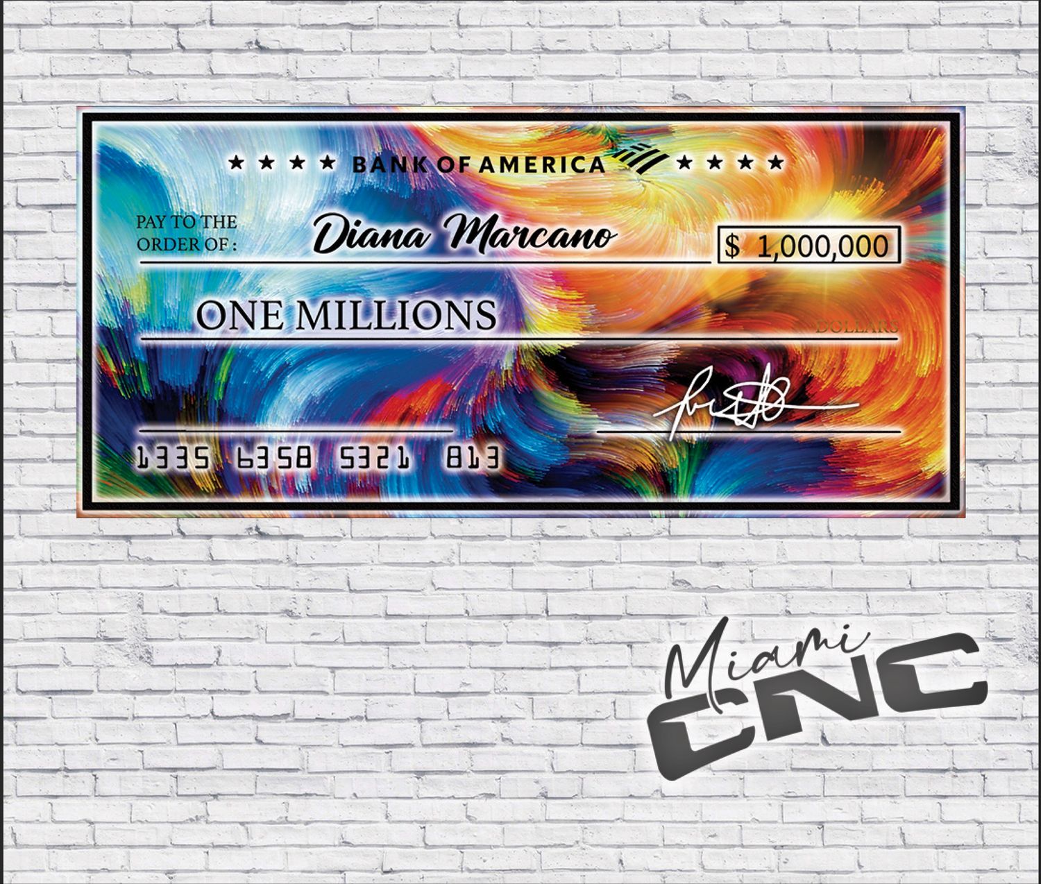 Cheque personalizado