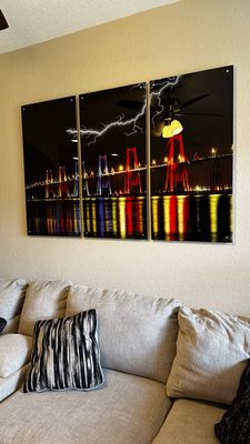 Puente Sobre el Lago Acrilico 60" x 40"