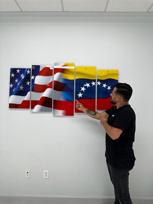 Acrilico Estados Unidos - Venezuela