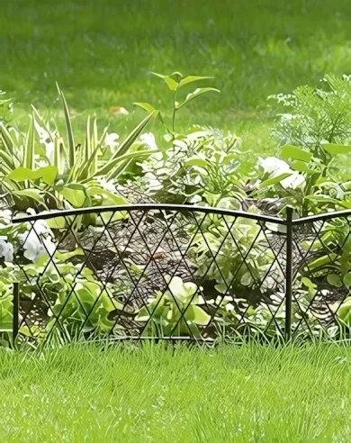 Nortene - Classic Metal Border ágyásszegély - rozsdabarna