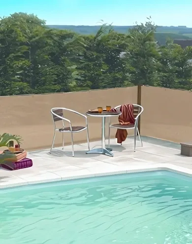 Nortene - Extranet szőtt árnyékoló háló, homok 1x10 m