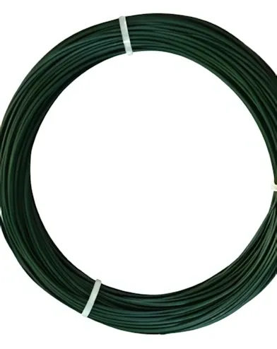 Nortene - Plast Wire műanyagbevonatos  galvanizált dróthuzal, zöld, 0,7/1,2 mm x 50 m