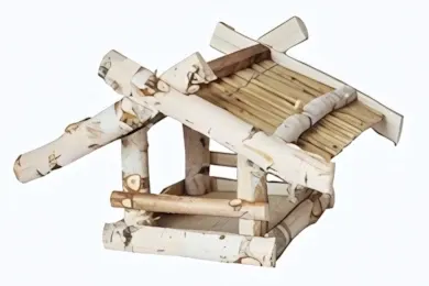 Kerti Madáretető - Fenyő 34x42x24 cm