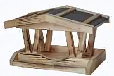 Kerti Madáretető - fenyő 30x22x14 cm