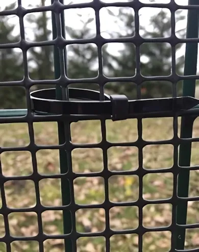Nortene - BRIDFIX műanyag gyorskötöző fekete 14 cm