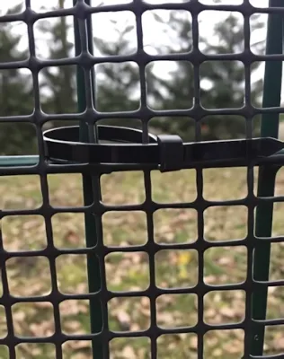 Nortene - BRIDFIX műanyag gyorskötöző fekete 14 cm