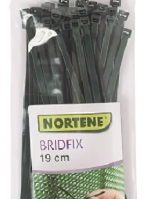 Nortene - BRIDFIX műanyag gyorskötöző zöld 19 cm