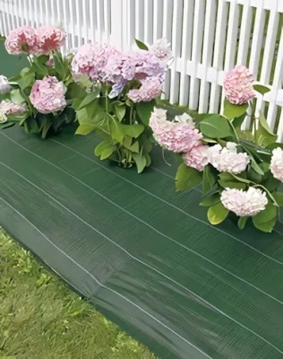 Nortene - Weedsol agroszövet, zöld/fekete, 1,25x10 m