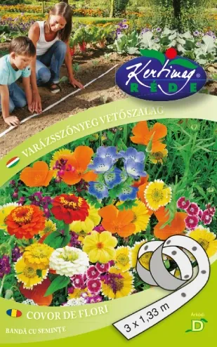 Varázsszőnyeg virágmag vetőszalag 3 x 1,33 m