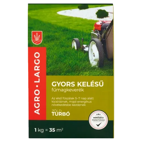 Gyors kelésű fűmagkeverék 1 kg (Zöld turbó) (35 nm-re) Gyors kelésű fűmagkeverék 1 kg (Zöld turbó) (35 nm-re)
