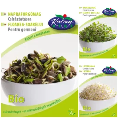 Bio vetőmagok csíráztatáshoz