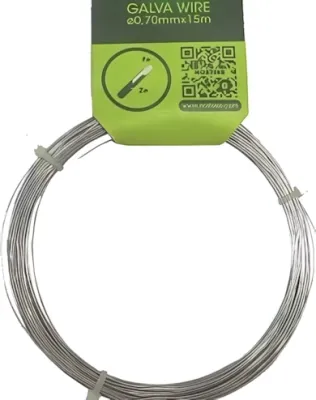 Nortene - Galvawire galvanizált dróthuzal ezüst, 0,70 mmx15 m
