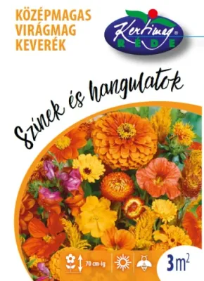 Középmagas virágmag keverék narancssárga 4 g