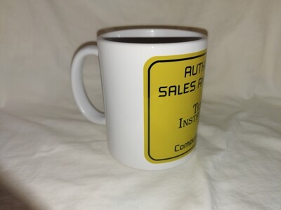 TI authorized Service Ceramic Coffee Cup Mug 11oz Texas Instruments