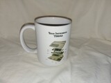 TI exploded view Ceramic Coffee Cup Mug 11oz Texas Instruments