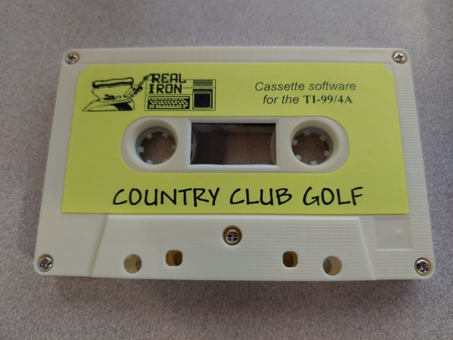 Real Iron - COUNTRY CLUB GOLF cassette