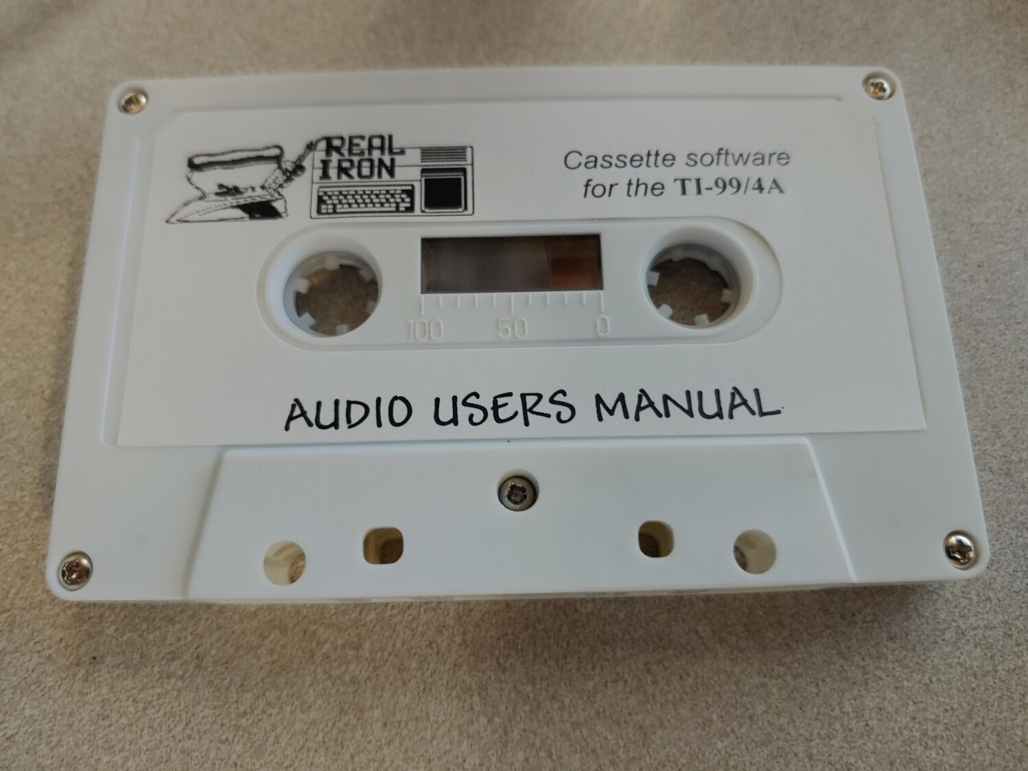 Real Iron - AUDIO USERS MANUAL cassette