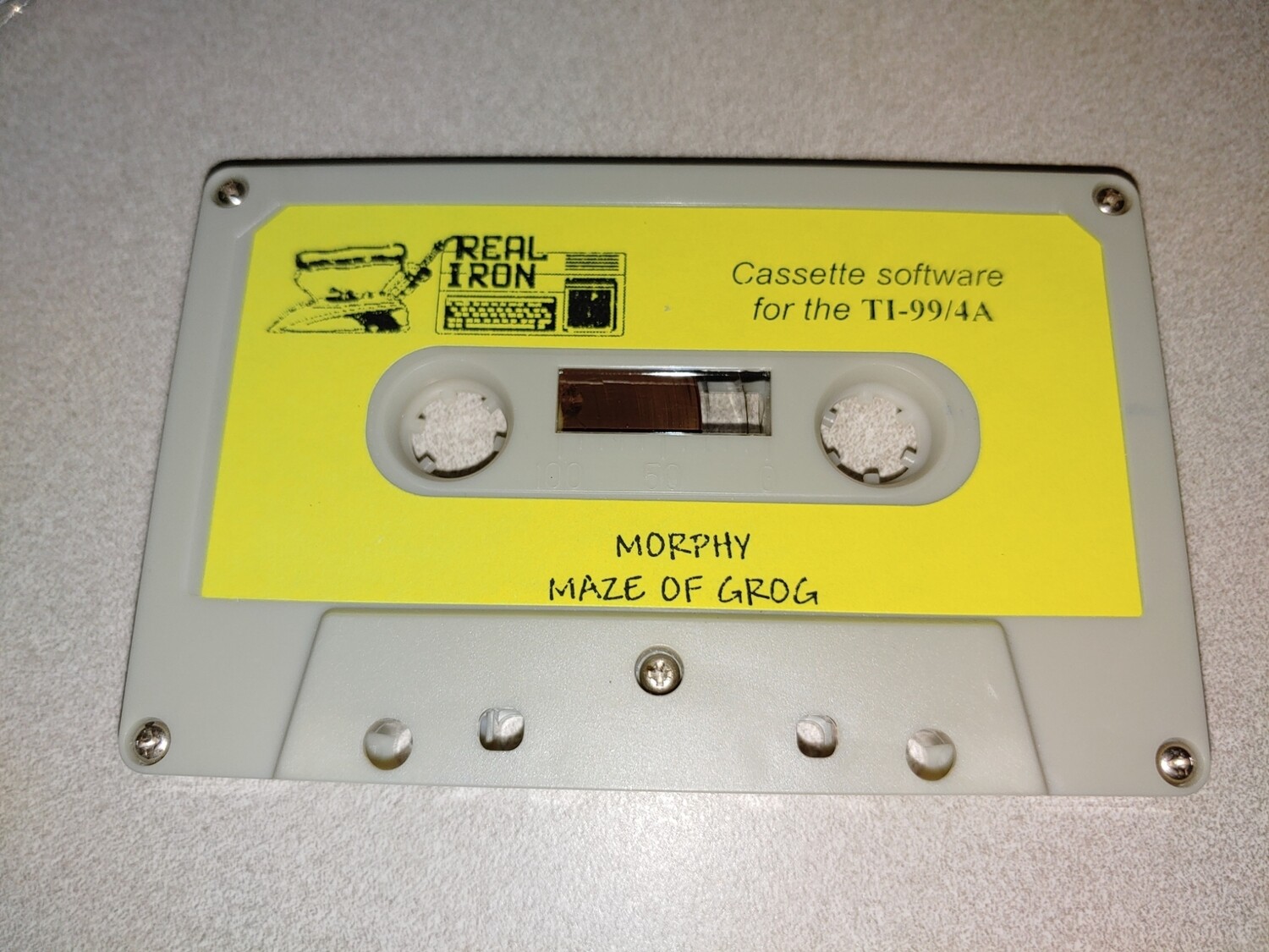 Real Iron - MORPHY/MAZE OF GROG cassette