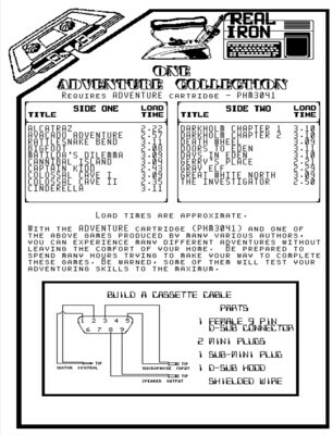 Real Iron - ADVENTURE COLLECTION 1 cassette