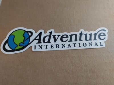 Adventure international sticker