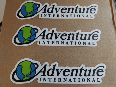 Adventure international sticker