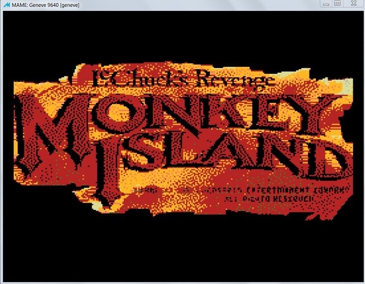 Escape From Monkey Island 2 DEMO solid state cartridge