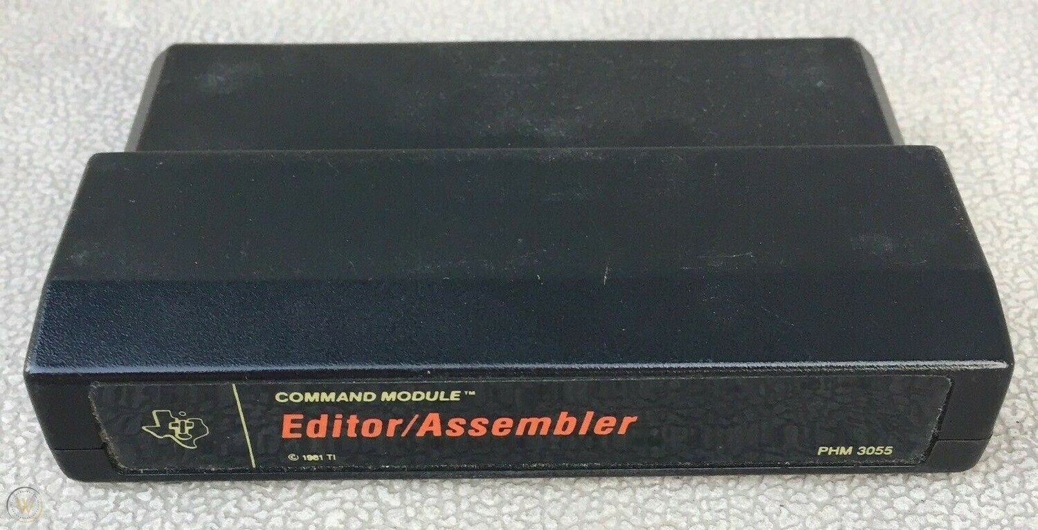 editor assembler cartridge full package