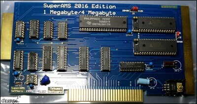 Fetzner 1mb SAMS memory board (bare board assembly required!)