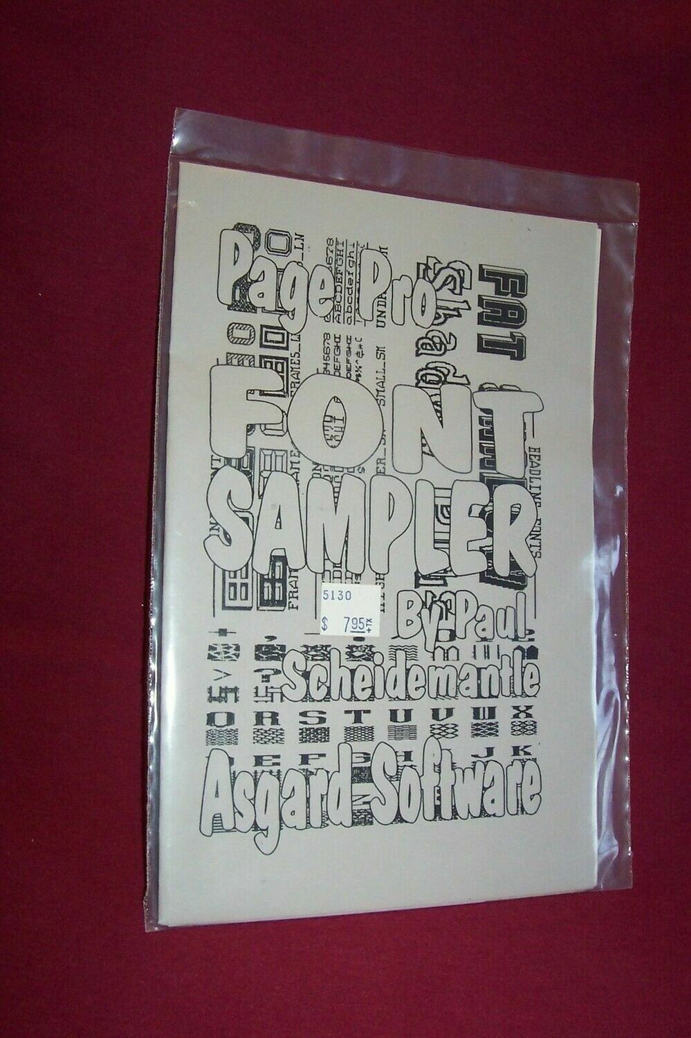 Page Pro Font Sampler